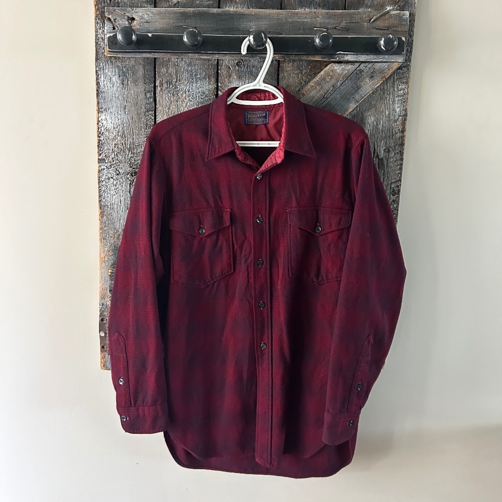 Men's Pendleton 100% Virgin Wool Button Down Shirt